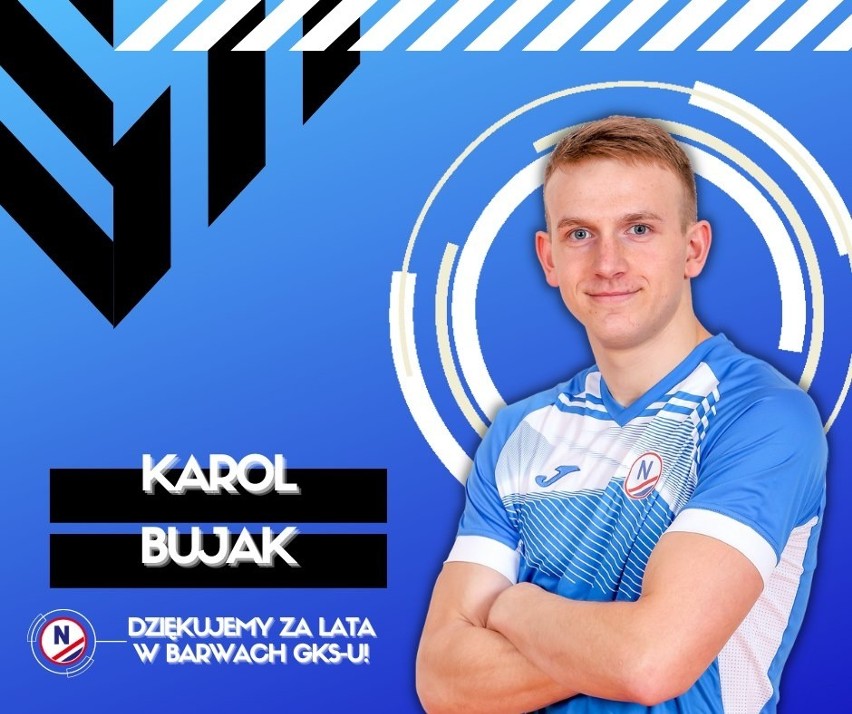 Zmiany w GKS Zio-Max Nowiny. Odchodzą dwaj piłkarze - Karol Bujak i Wojciech Niebudek [ZDJĘCIA]