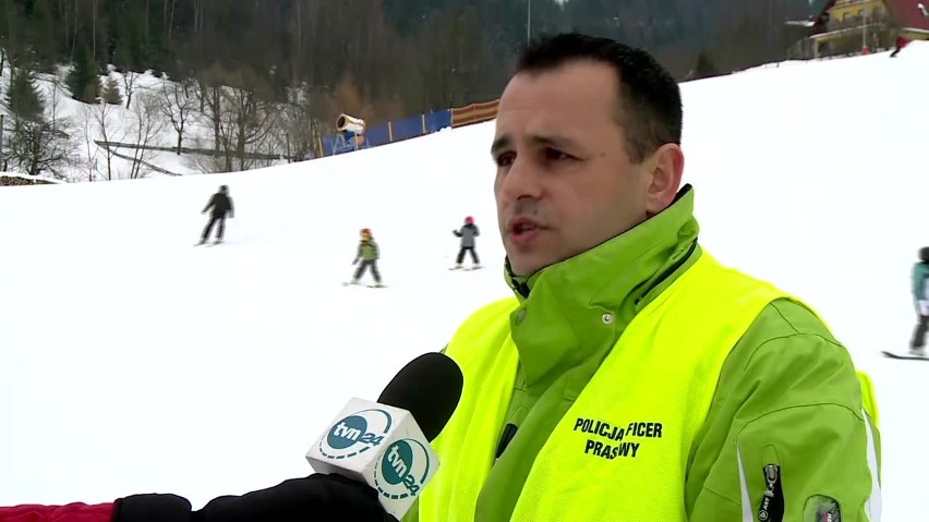 Śmierć narciarza na stoku w Wiśle! [FILM, zdjęcia]