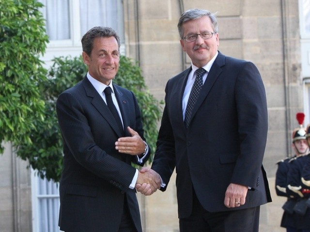 Prezydenci Francji i Polski (Paryż, 10 września 2010 roku).