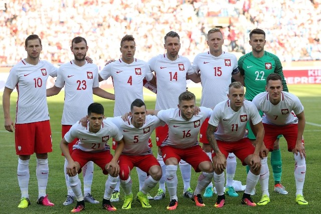 Reprezentacja Polski przed meczem z Litwą
