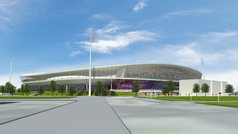 Projekt stadionu Zagłębia Sosnowiec