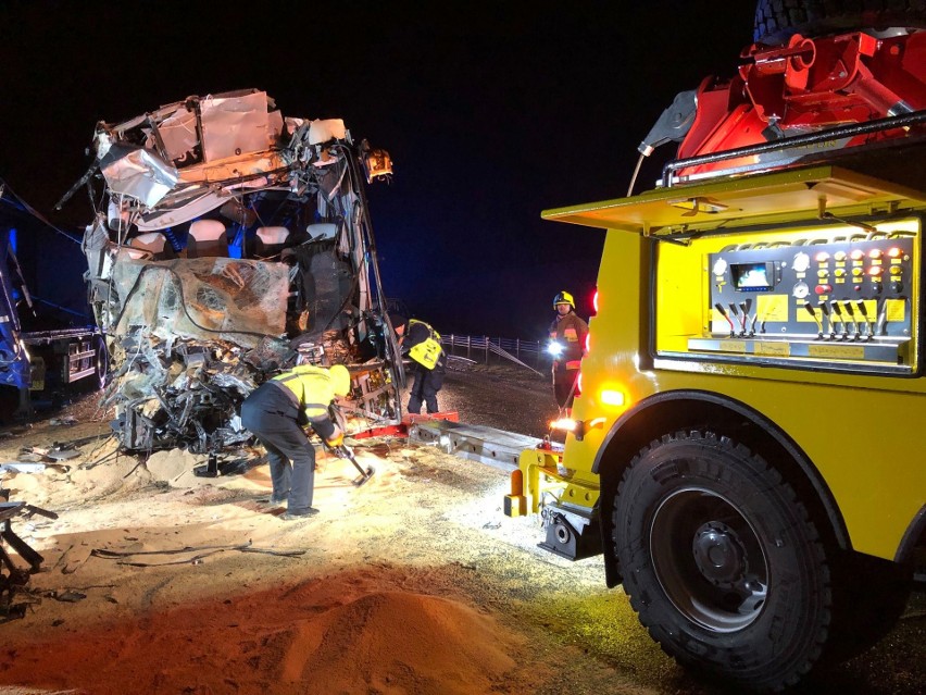 To była tragiczna noc na autostradzie A1. Do wypadku doszło...