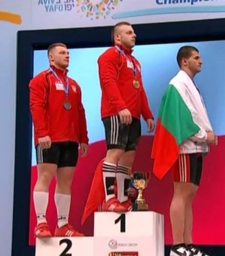 Adrian Zieliński i Tomasz Zieliński wspólnie z Bułgarem Gospodinowem na podium w Tel Awiwie.