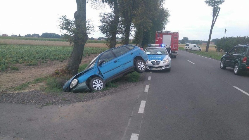 Kierująca samochodem osobowym Kia Rio prawdopodobnie w celu...