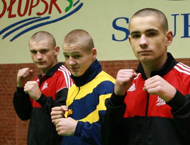 Od lewej Dawid Deik, Marek Jędrzejewski  i Tomasz Mazur.