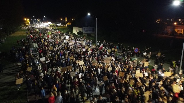 Protest w Koszalinie