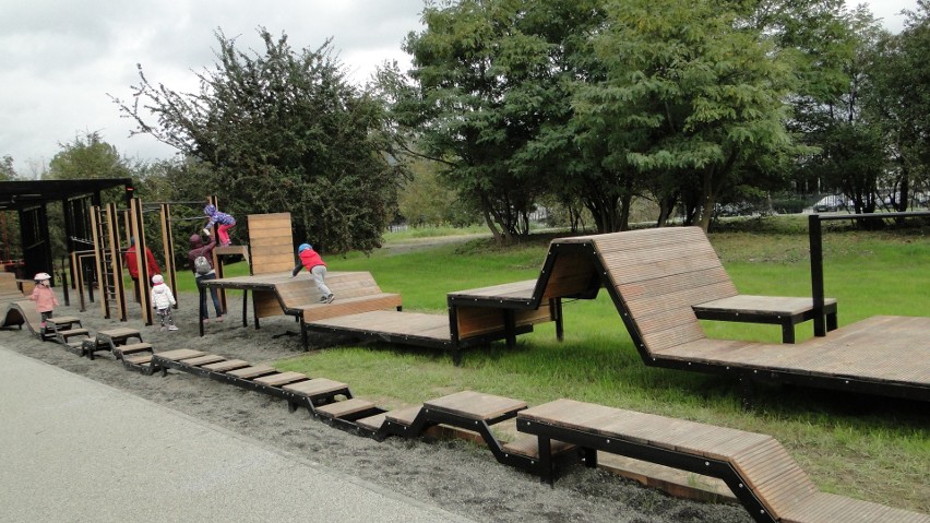 Park Bagry w Krakowie Podgórzu