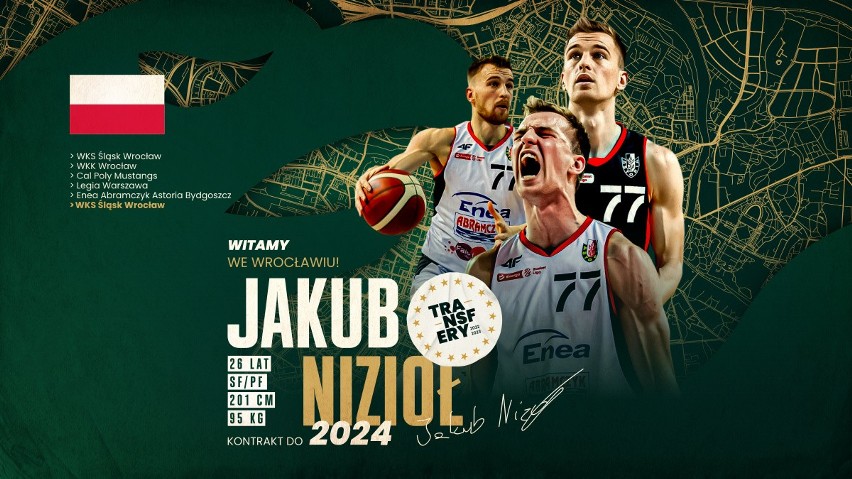 Wyróżniający się polscy koszykarze na dwa lata w Śląsku Wrocław