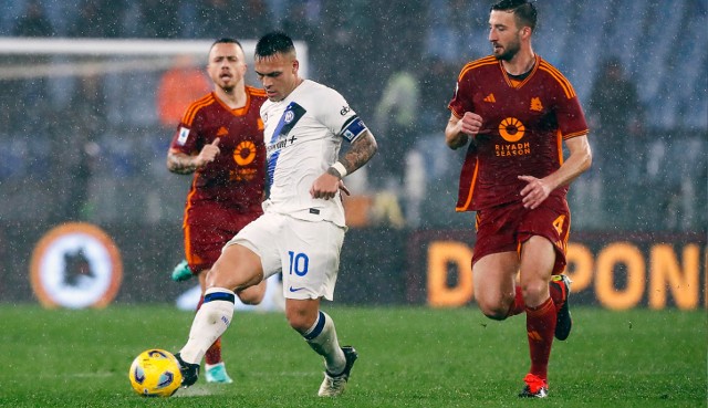 24. kolejka Serie A. AS Roma - Inter Mediolan 2:4.