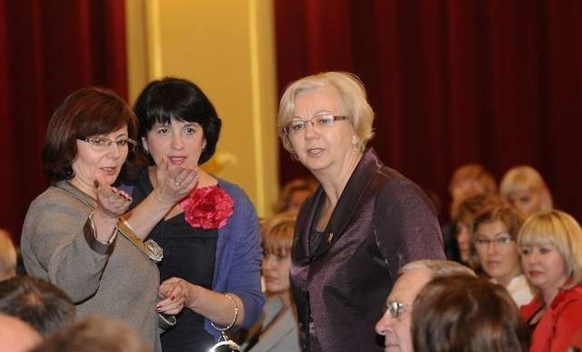 Gala z okazji Dnia Nauczyciela, połączona z wręczaniem nagród, odbywa się w Toruniu w Dworze Artusa. Na zdjęciu jedna z uroczystości z ostatnich lat