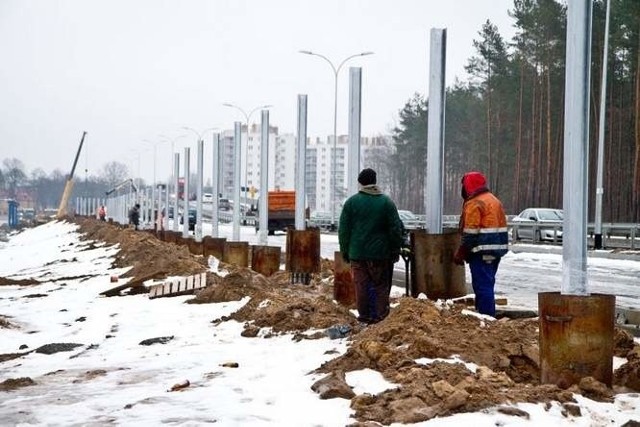 Trasa Białystok - Kleosin. Prace przy inwestycji powoli dobiegają końca.