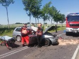 Wypadek koło Gościna. Zderzyły się dwa auta [zdjęcia]