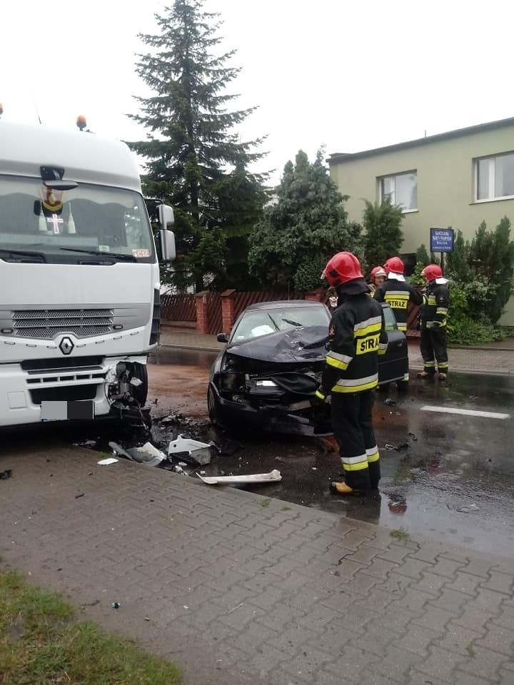 Wczoraj (9.07) na ulicy Lidzbarskiej w Brodnicy auto osobowe...