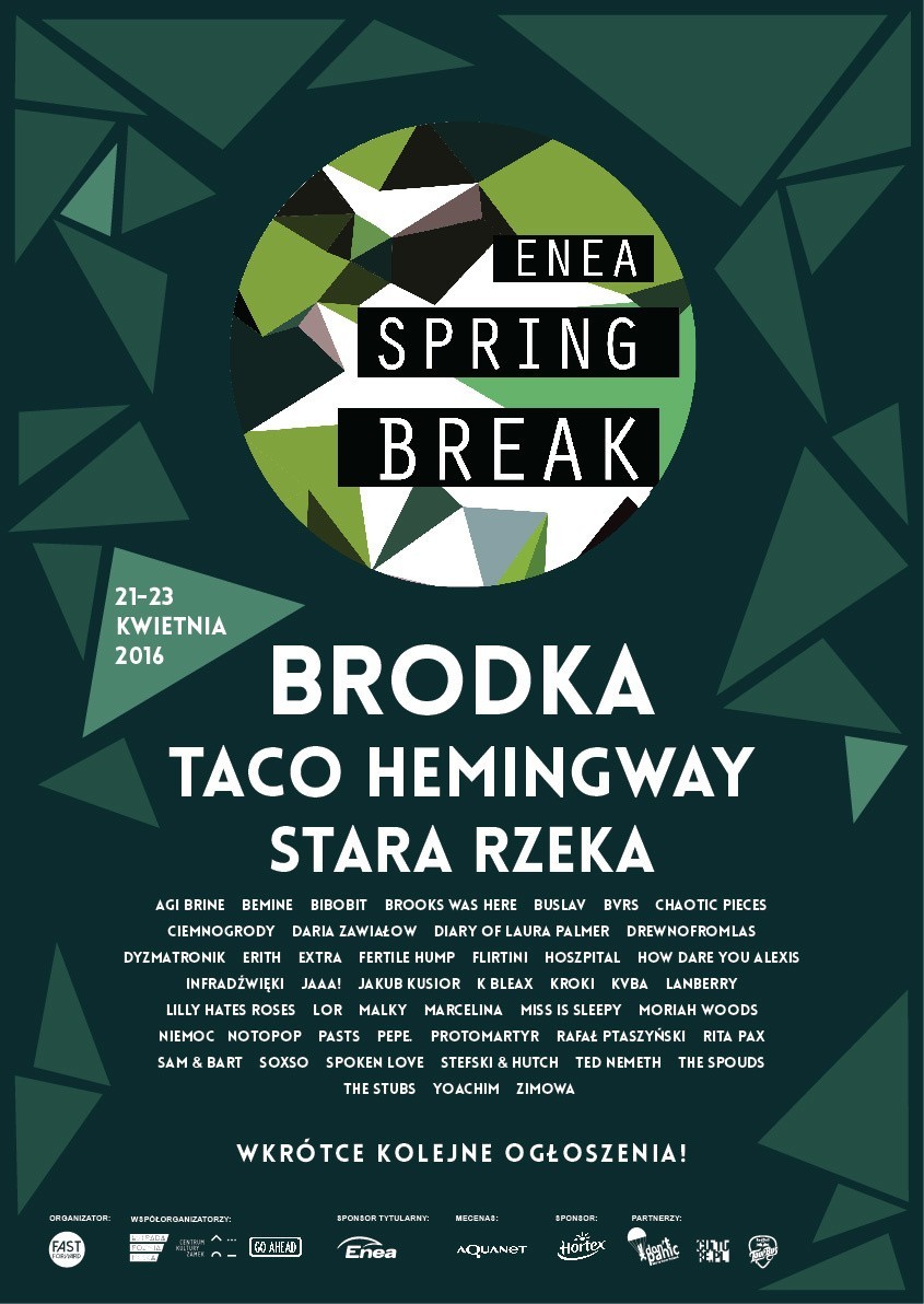 Enea Spring Break 2016 zapowiada się ekscytująco