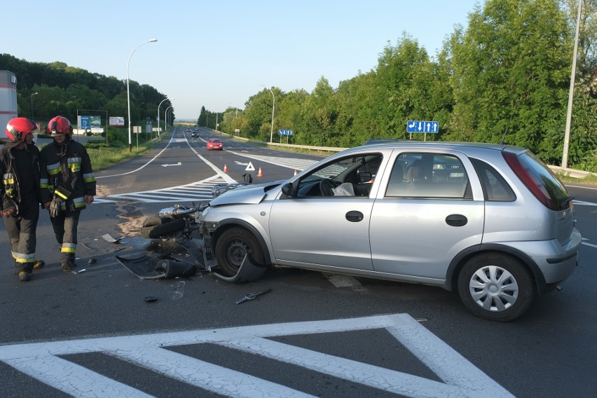 Do wypadku doszło w niedzielę o godz. 19 na ul. Krakowskiej...
