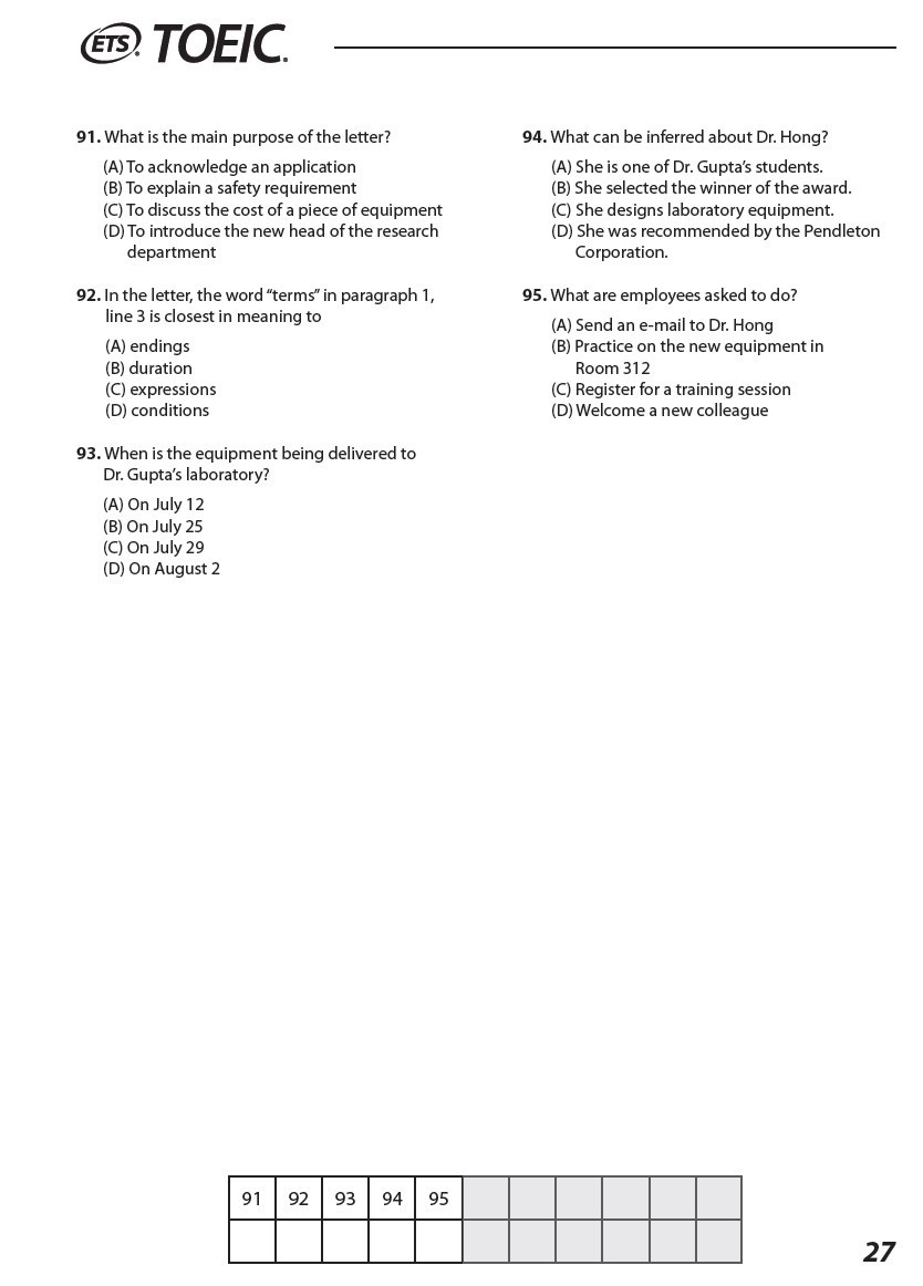 Wielki Test Języka Angielskiego w Gdyni. Sprawdź się. Rozwiąż test! [TOEIC, ARKUSZE, ODPOWIEDZI]