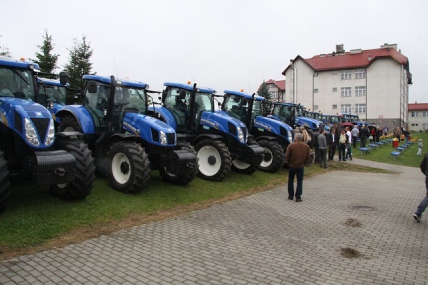 Zjazdu ciągników w gminie Tuchomie