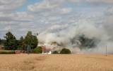 Jaskra. Wielki pożar domu. Strażacy walczyli z ogniem kilka godzin