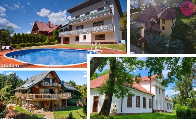 Te domy to gotowy pomysł na biznes. Zobacz oferty sprzedaży budynków w Beskidzie Sądeckim oraz nad Jeziorem Rożnowskim. Kliknij kolejne zdjęcia w galerii
