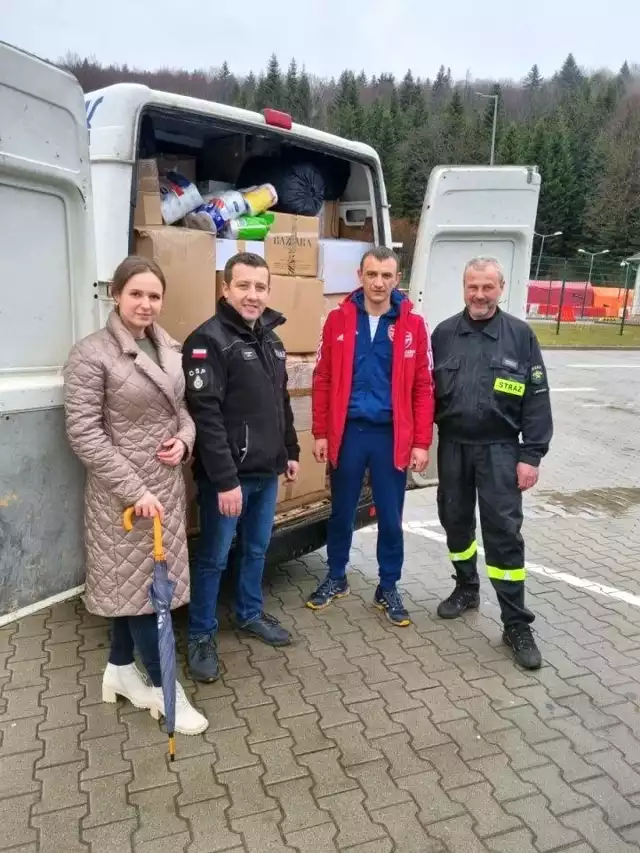 Dary dla Ukrainy przygotowane do wysyłki w Zaleszanach