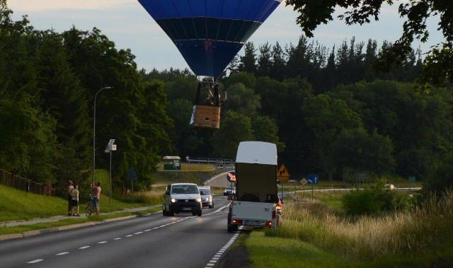 Takie widoki zobaczyli kierowcy na krajowej drodze nr 20 w Marcelinie koło Szczecinka