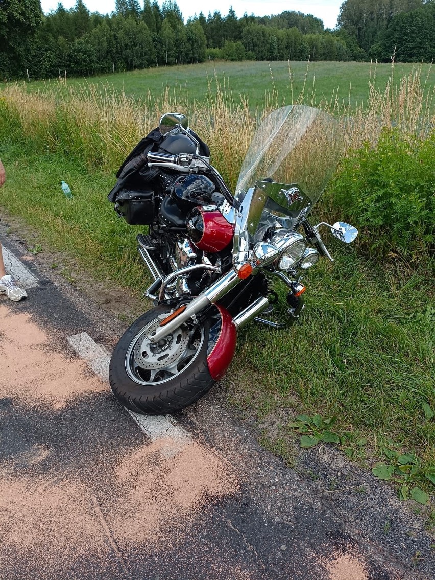 Na drodze w gminie Kępice doszło do zdarzenia drogowego z...