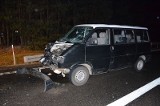 Wypadek w Hucie Podgórnej. Po zderzeniu volkswagena i ciągnika dwie osoby ranne