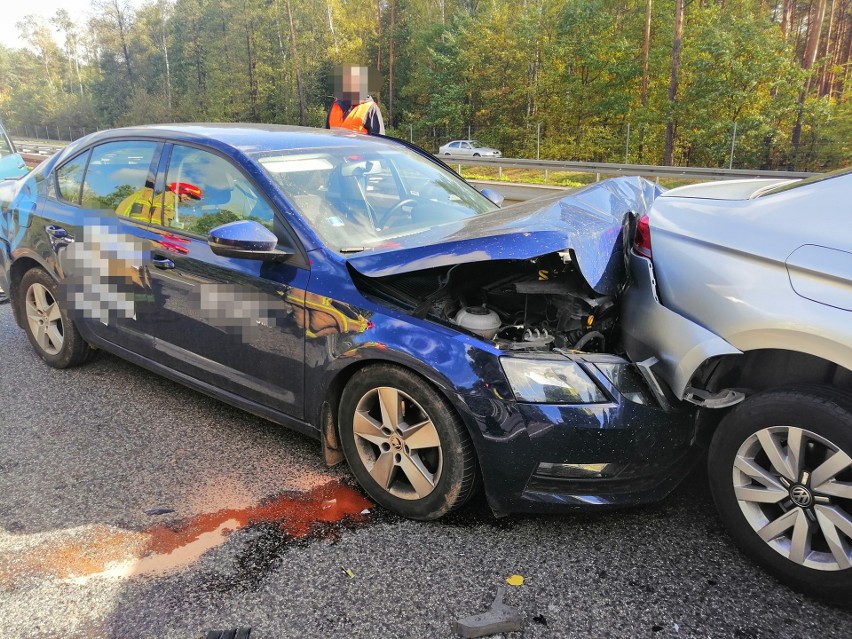 Wypadek w Głuchach, 11.10.2019.  Do szpitala została...