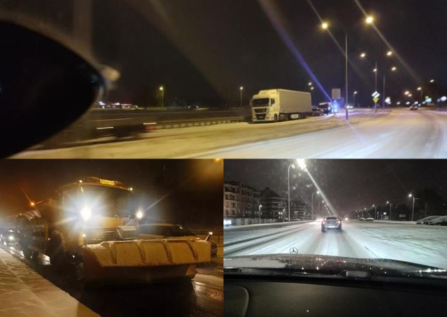 Na wrocławskich ulicach panują fatalne warunki jazdy. Uwaga na śnieg i lód.
