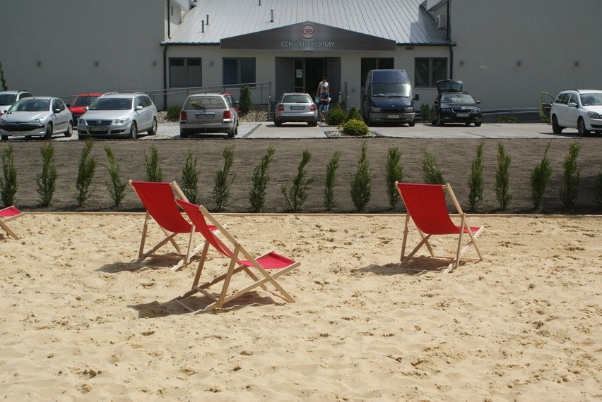 Caffe Plaża powstała w centrum Dąbrowy Górniczej, w parku...