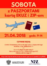 Kraków. Sobota z paszportami i Europejską Kartą Ubezpieczenia Zdrowotnego w Małopolskim Urzędzie Wojewódzkim i małopolskim NFZ