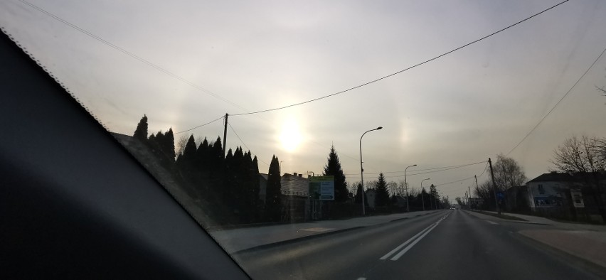Efekt halo widziany w Tarnobrzegu