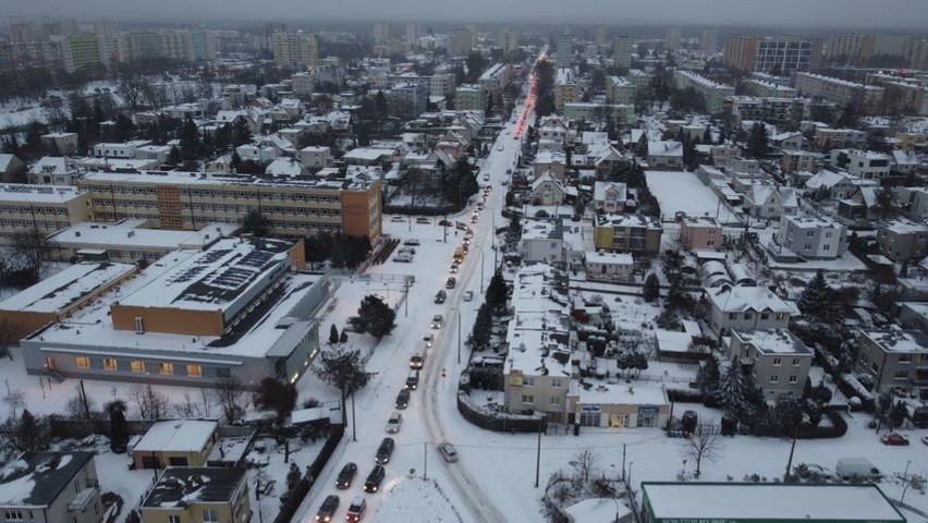 Poniedziałkowa śnieżyca dała się bardzo mocno we znaki...