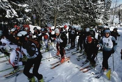 Start zawodów w narciarstwie tourowym w Kuźnicach Fot. LK