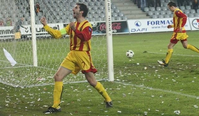 Nikola Mijailović strzelił pierwszego gola dla Korony.