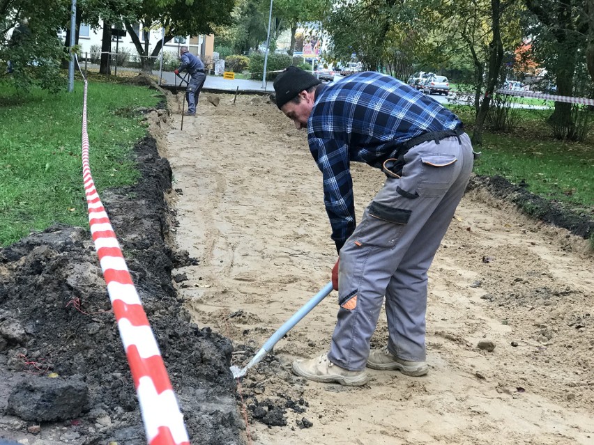 Budżet obywatelski. Rozpoczęły się prace budowlane w parku Ireny Sendlerowej przy ul. Wazów
