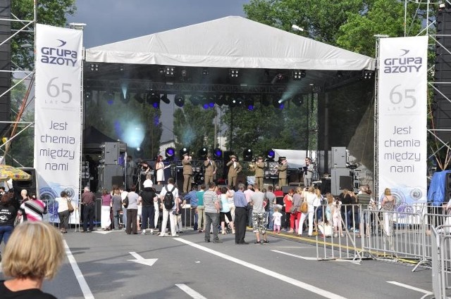 Występ hejnalistów na ostatnich Dniach Miasta także miał publiczność, ale nie zgromadził pod sceną 5 tysięcy ludzi, jakBudka Suflera...