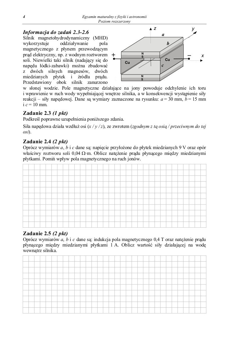 Matura 2014: fizyka i astronomia, poziom rozszerzony [ZADANIA, ARKUSZE, ODPOWIEDZI]