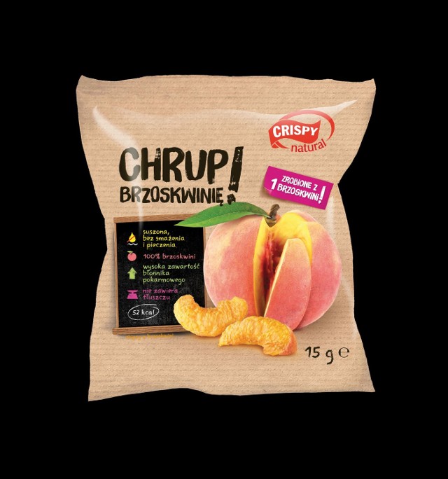 CHRUP BRZOSKWINIĘ! to produkt bezglutenowy, odpowiedni także dla wegetarian.