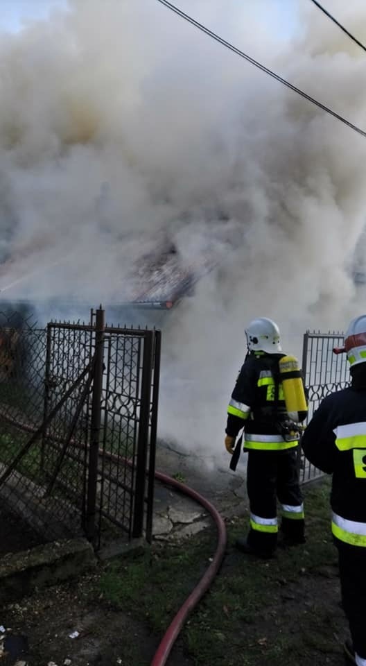 Spłonął dom letniskowy pod Gdowem. Z żywiołem walczyło ponad 50 strażaków [ZDJĘCIA]