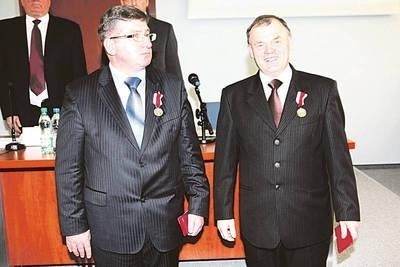 Burmistrz Marek Fryźlewicz i Kazimierz Wolski Fot. Piotr Rayski-Pawlik