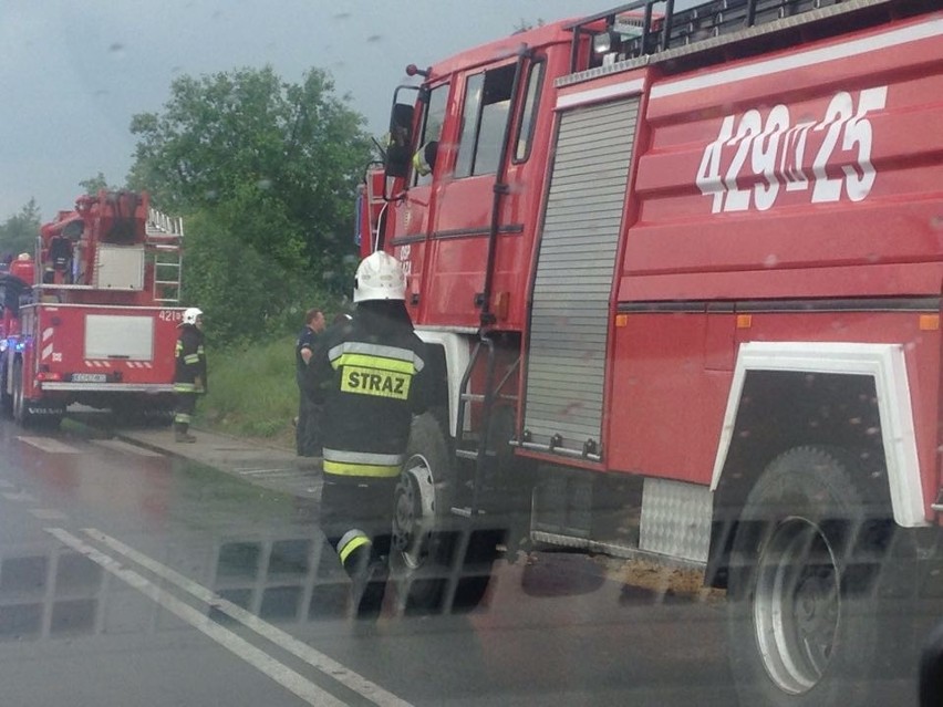 Chrzanów. Piorun uderzył w dom koło szpitala [ZDJĘCIA]