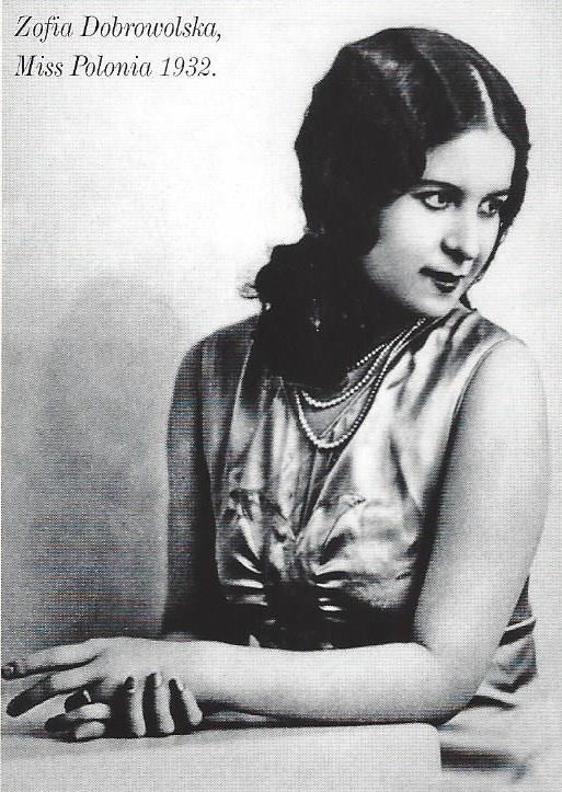 Zofia Dobrowolska miss z 1932 r....