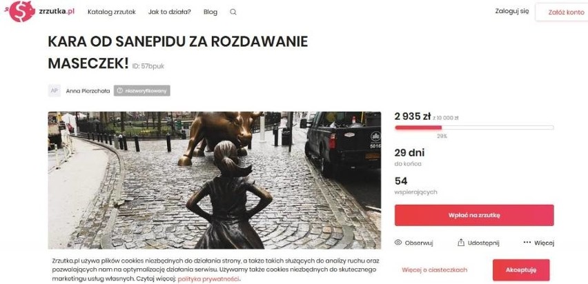 Dyrektorka MDK-u rozdawała ludziom maseczki. Sanepid wlepił jej 10 tys. zł kary!