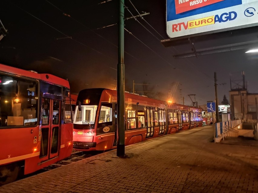 Wypadek na torach tramwajowych na os. Tysiąclecia w...