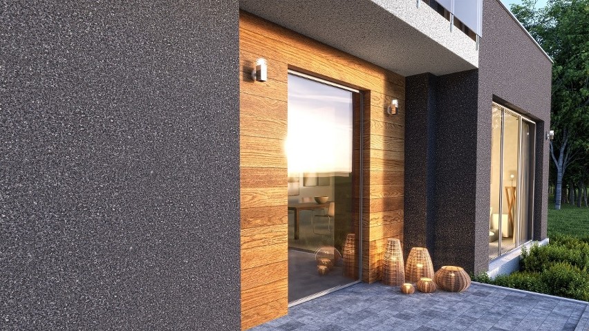 Beton i drewno to naturalne materiały, które świetnie się...
