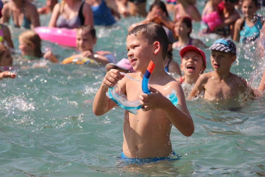 Aqua aerobik i inne atrakcje Kąpieliska Leśnego w Gliwicach ZDJĘCIA