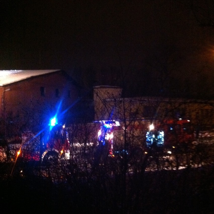 Pożar hali przy ul. Hajduki
