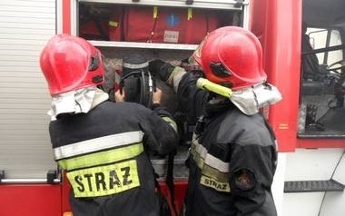 Pożar w mieszkaniu na poddaszu w Gdańsku Wrzeszczu