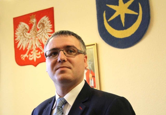 Na zdjęciu p.o. prezydenta Tarnobrzega  Kamil Kalinka